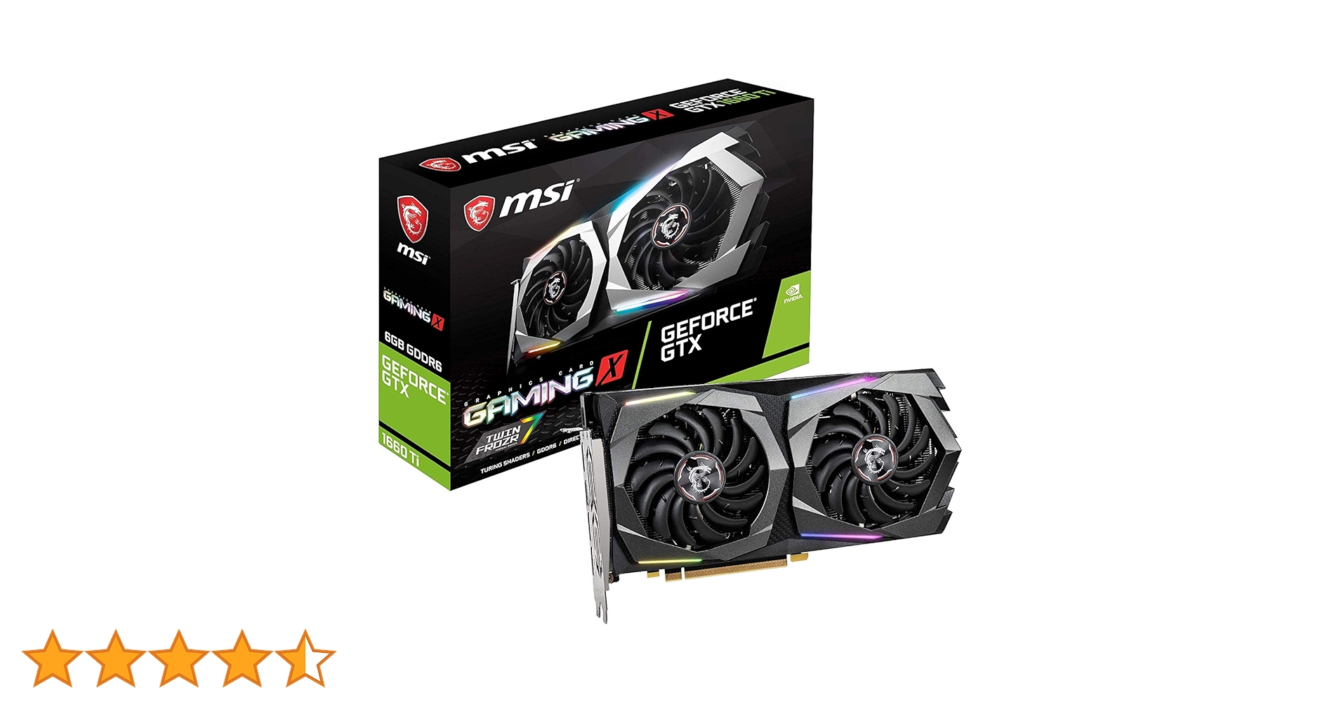 Amazon | MSI Gaming GeForce GTX 1660 Ti 192ビット HDMI/DP